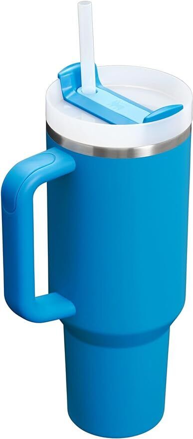 Stanley Cup 40 oz. Quencher H2.0 FlowState Tumbler Azure Blue - AllSportsWearUSA